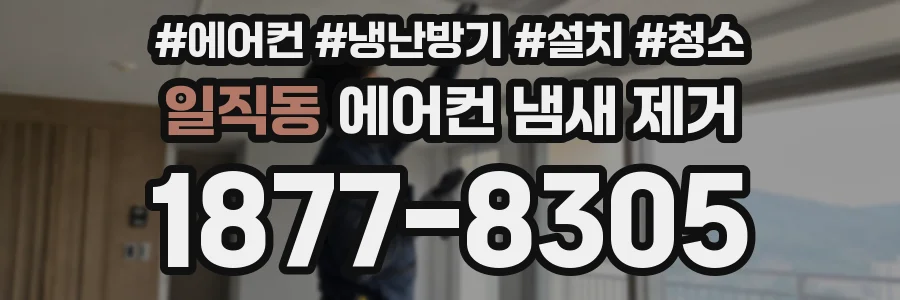일직동 에어컨 냄새 제거