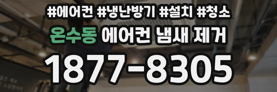 온수동 에어컨 냄새 제거