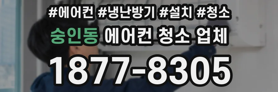 숭인동 에어컨 청소 업체