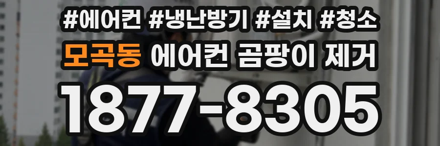 모곡동 에어컨 곰팡이 제거