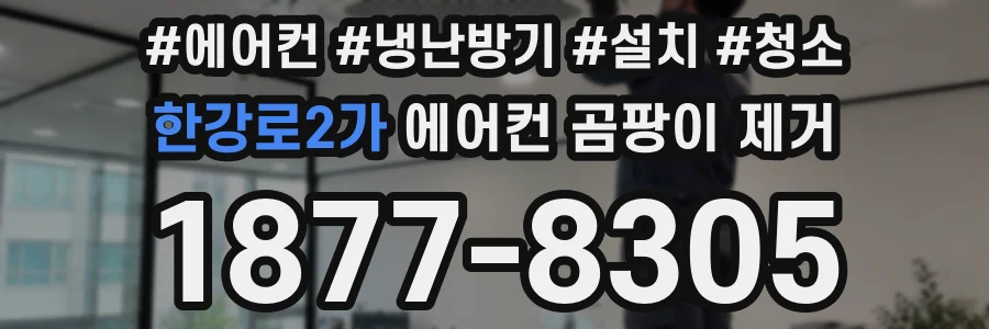 한강로2가 에어컨 곰팡이 제거