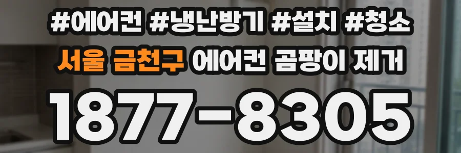 서울 금천구 에어컨 곰팡이 제거