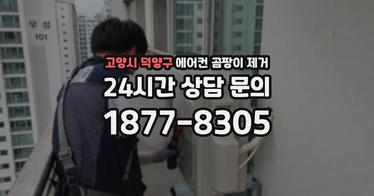 고양시 덕양구 에어컨 곰팡이 제거