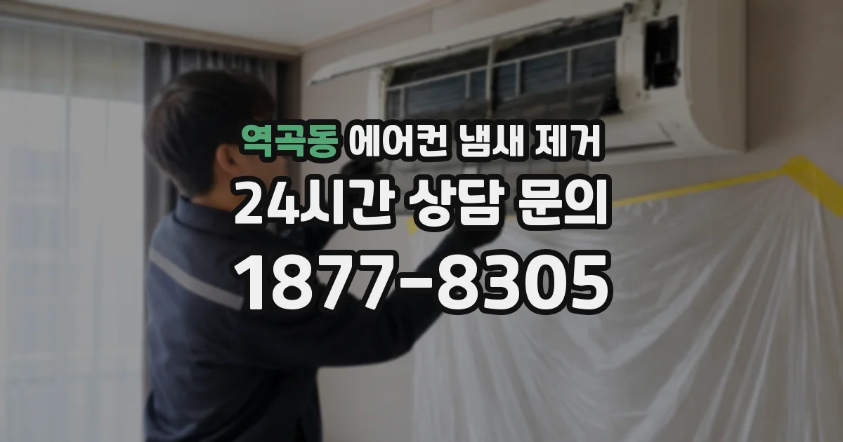 역곡동 에어컨 냄새 제거