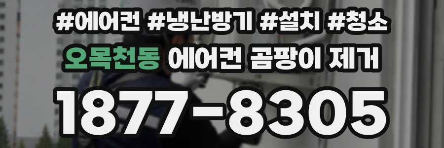오목천동 에어컨 곰팡이 제거