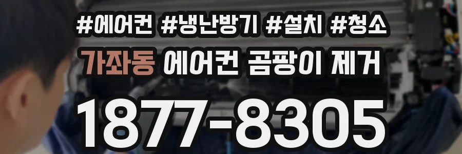 가좌동 에어컨 곰팡이 제거