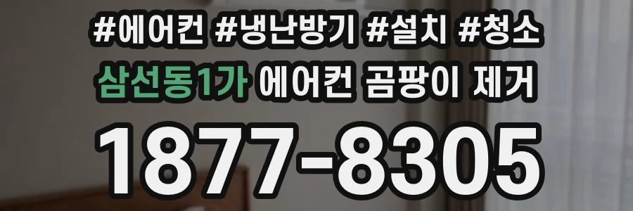 삼선동1가 에어컨 곰팡이 제거