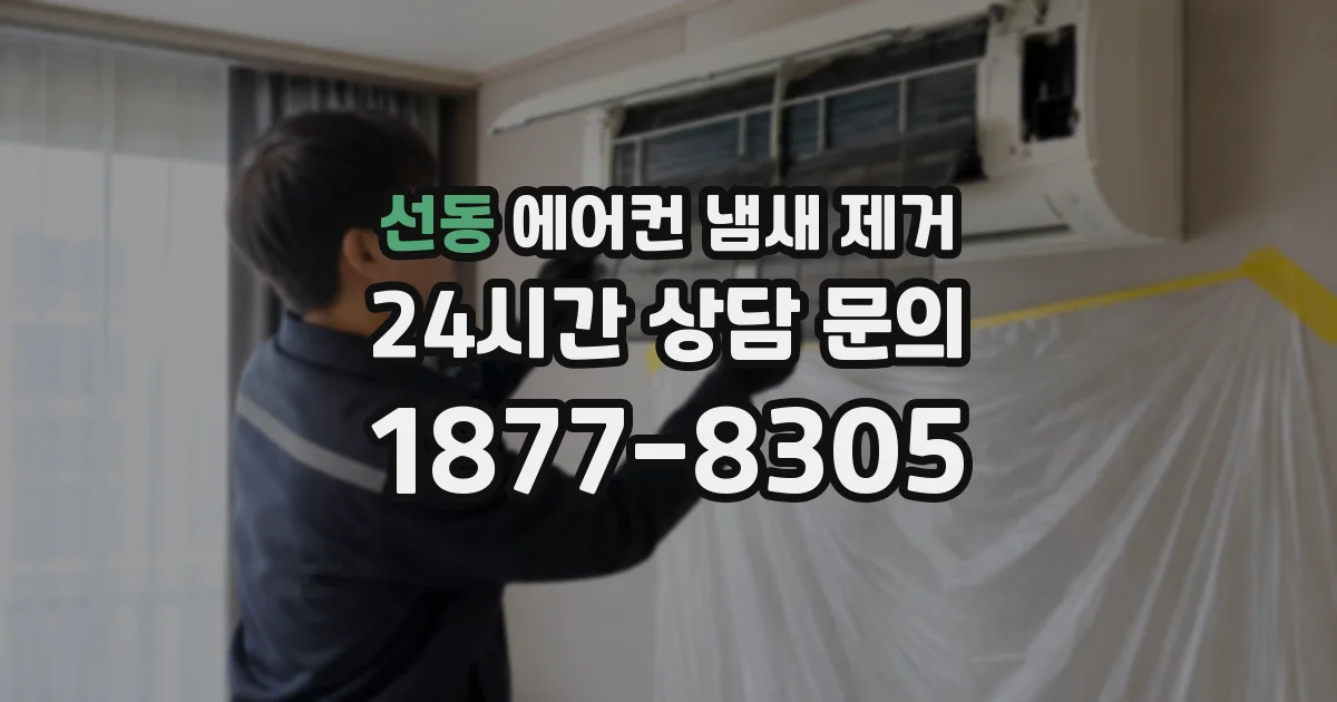 선동 에어컨 냄새 제거