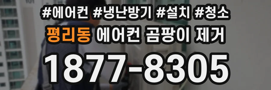 평리동 에어컨 곰팡이 제거