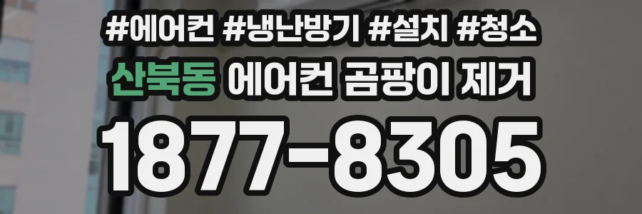 산북동 에어컨 곰팡이 제거
