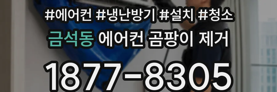 금석동 에어컨 곰팡이 제거