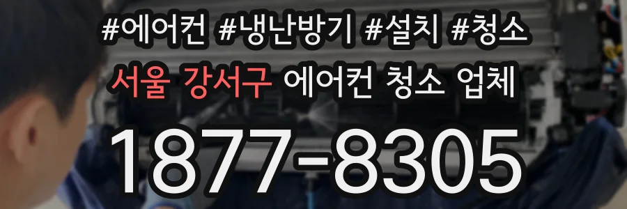 서울 강서구 에어컨 청소 업체