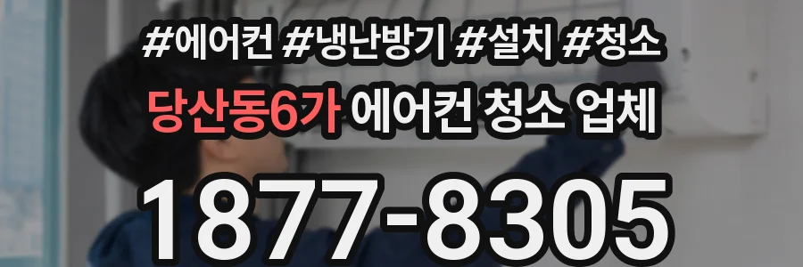 당산동6가 에어컨 청소 업체