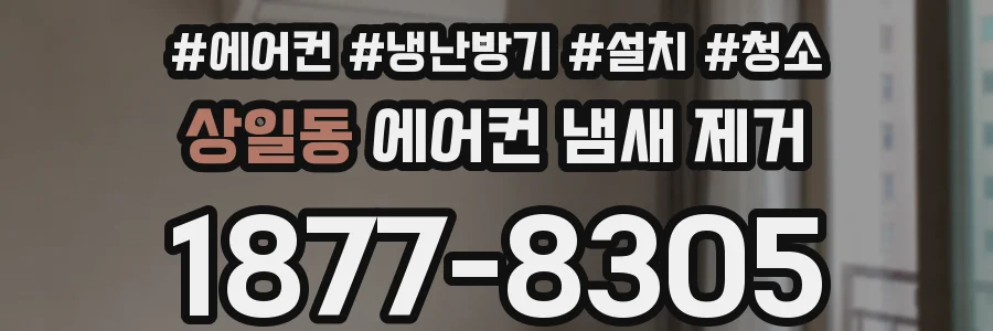상일동 에어컨 냄새 제거