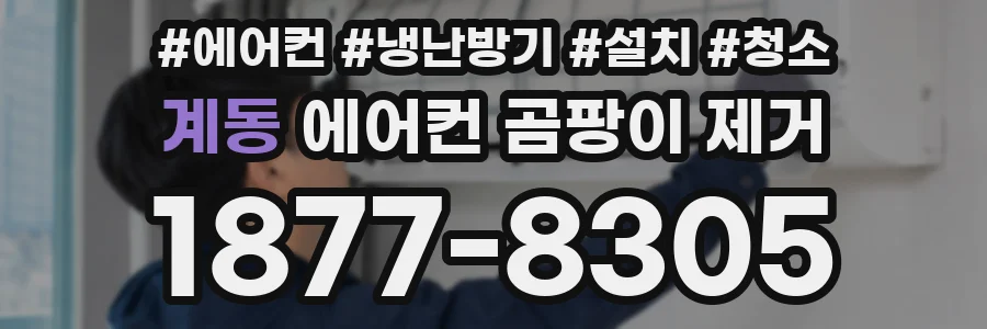 계동 에어컨 곰팡이 제거