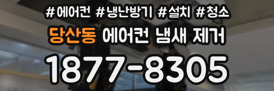 당산동 에어컨 냄새 제거