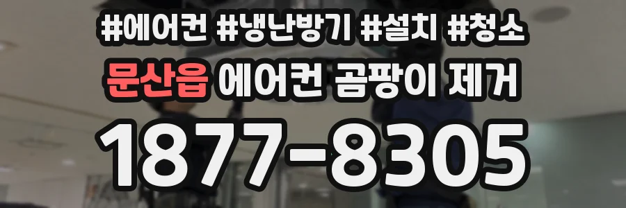 문산읍 에어컨 곰팡이 제거