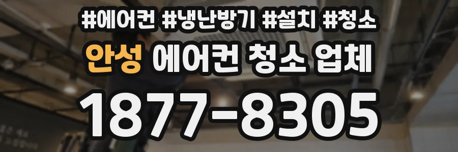 안성 에어컨 청소 업체