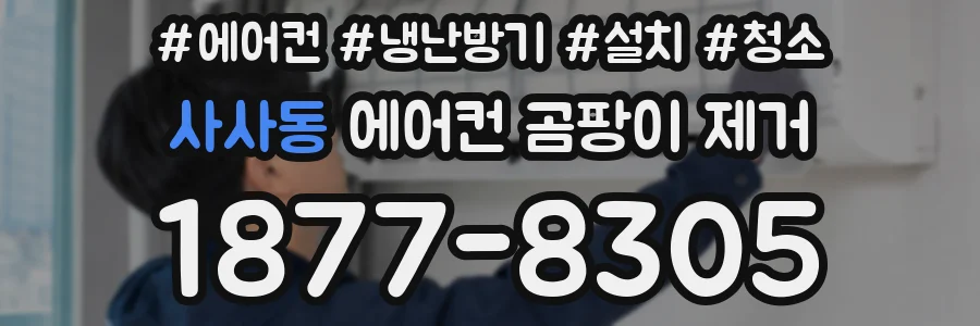 사사동 에어컨 곰팡이 제거