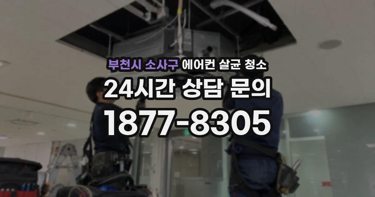 부천시 소사구 에어컨 살균 청소