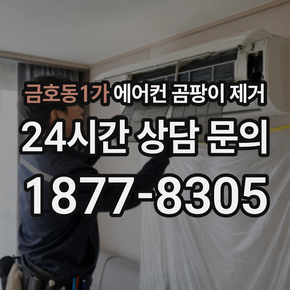 금호동1가 에어컨 곰팡이 제거