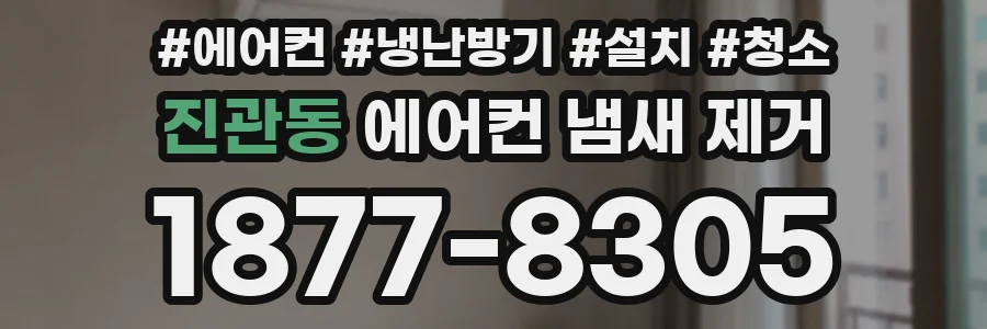진관동 에어컨 냄새 제거