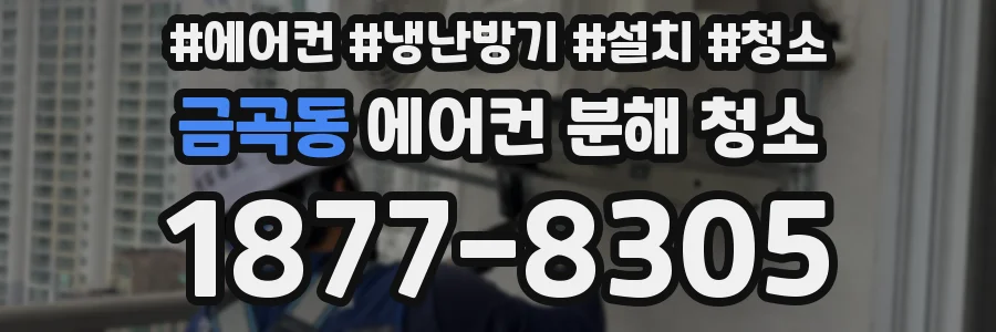 금곡동 에어컨 분해 청소