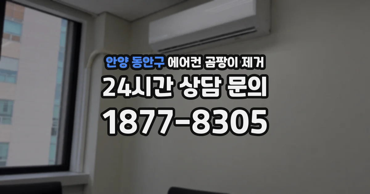 안양 동안구 에어컨 곰팡이 제거