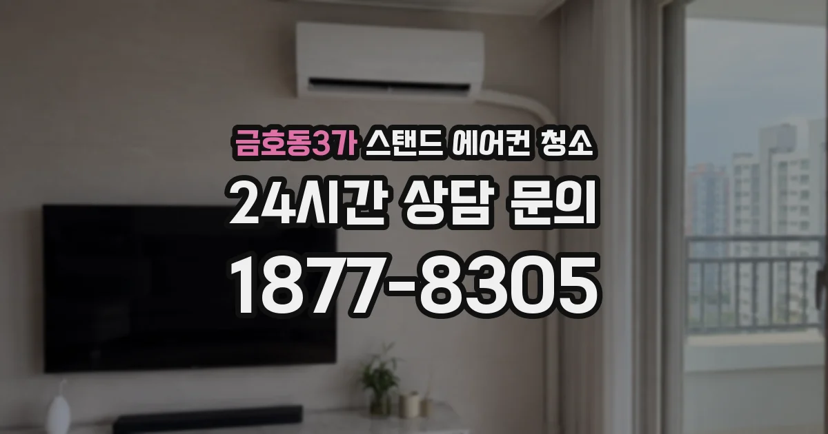 금호동3가 스탠드 에어컨 청소