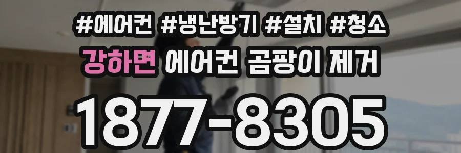 강하면 에어컨 곰팡이 제거
