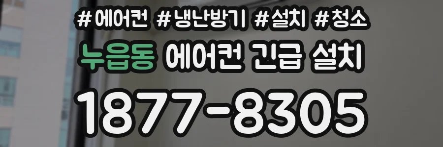 누읍동 에어컨 긴급 설치