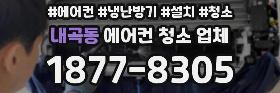 내곡동 에어컨 청소 업체