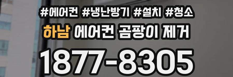 하남 에어컨 곰팡이 제거