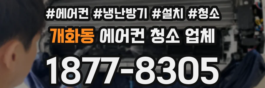 개화동 에어컨 청소 업체