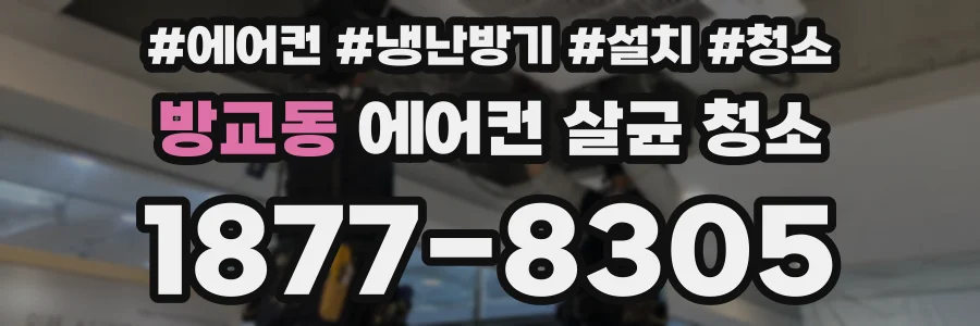 방교동 에어컨 살균 청소