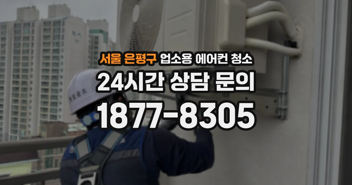 서울 은평구 업소용 에어컨 청소