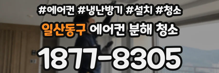 일산동구 에어컨 분해 청소