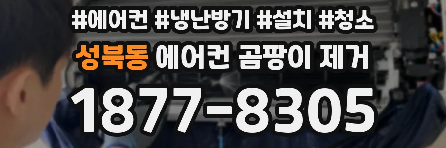 성북동 에어컨 곰팡이 제거