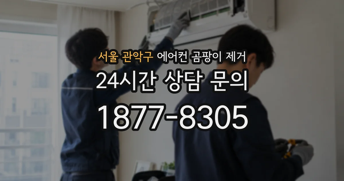 서울 관악구 에어컨 곰팡이 제거