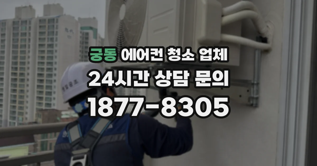 궁동 에어컨 청소 업체