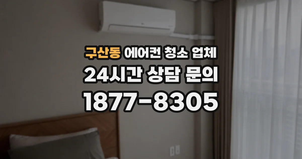 구산동 에어컨 청소 업체