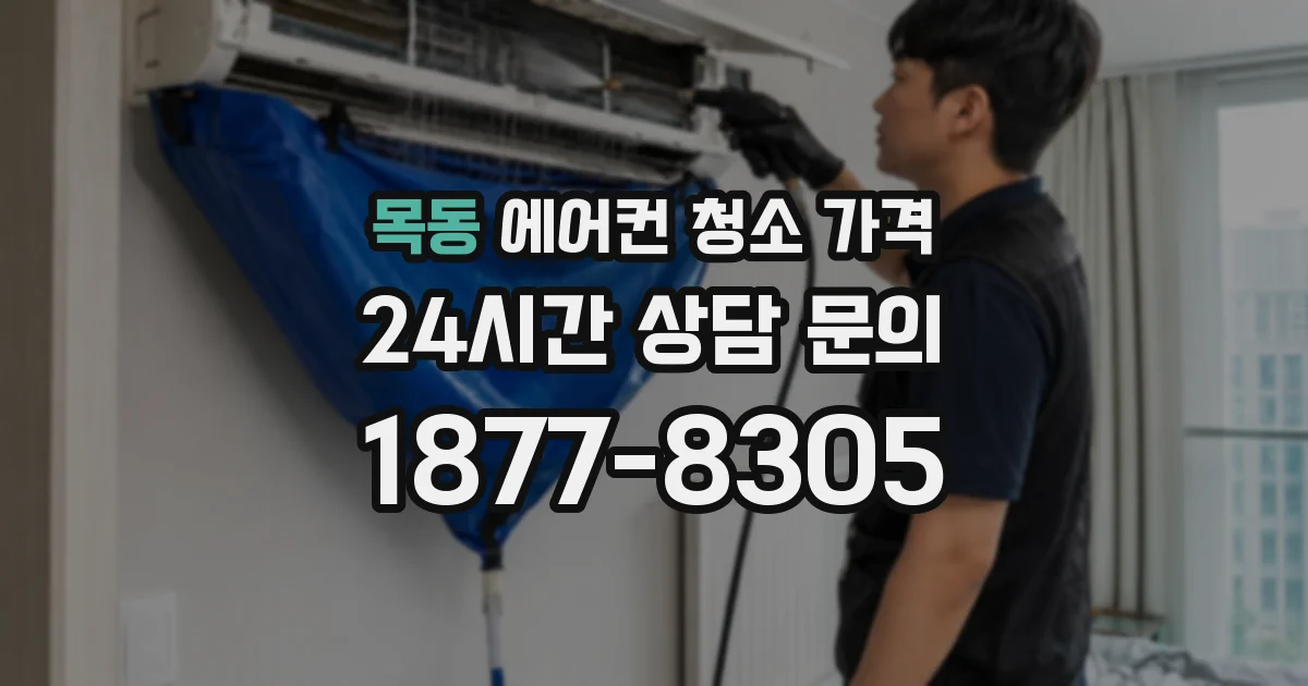 목동 에어컨 청소 가격