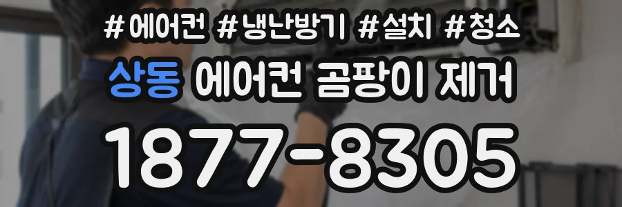 상동 에어컨 곰팡이 제거