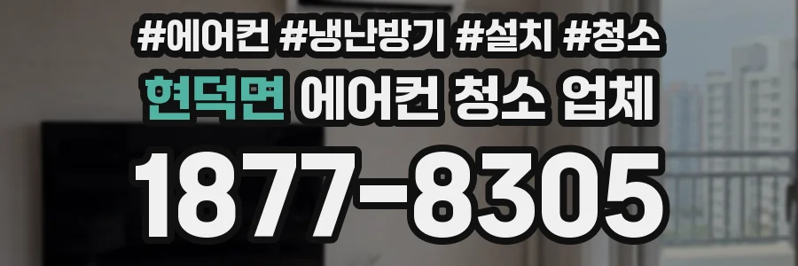 현덕면 에어컨 청소 업체