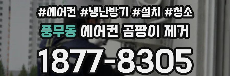 풍무동 에어컨 곰팡이 제거
