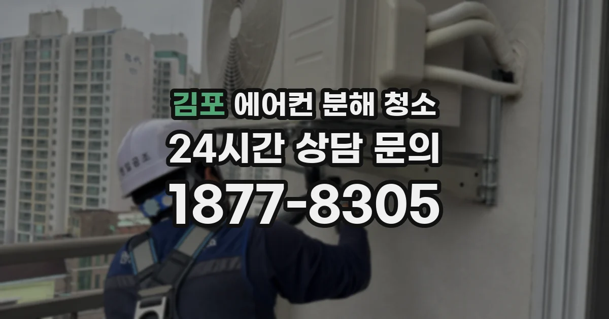 김포 에어컨 분해 청소