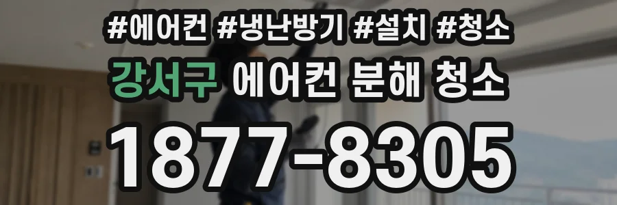 강서구 에어컨 분해 청소