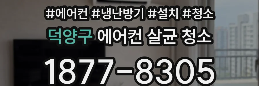 덕양구 에어컨 살균 청소