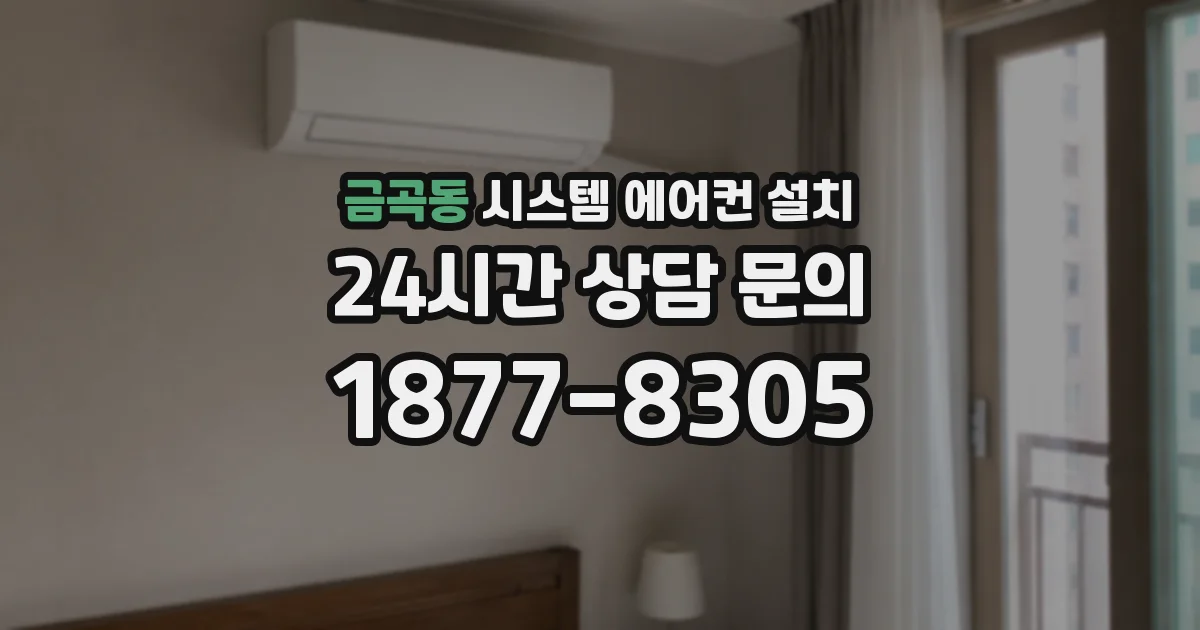 금곡동 시스템 에어컨 설치