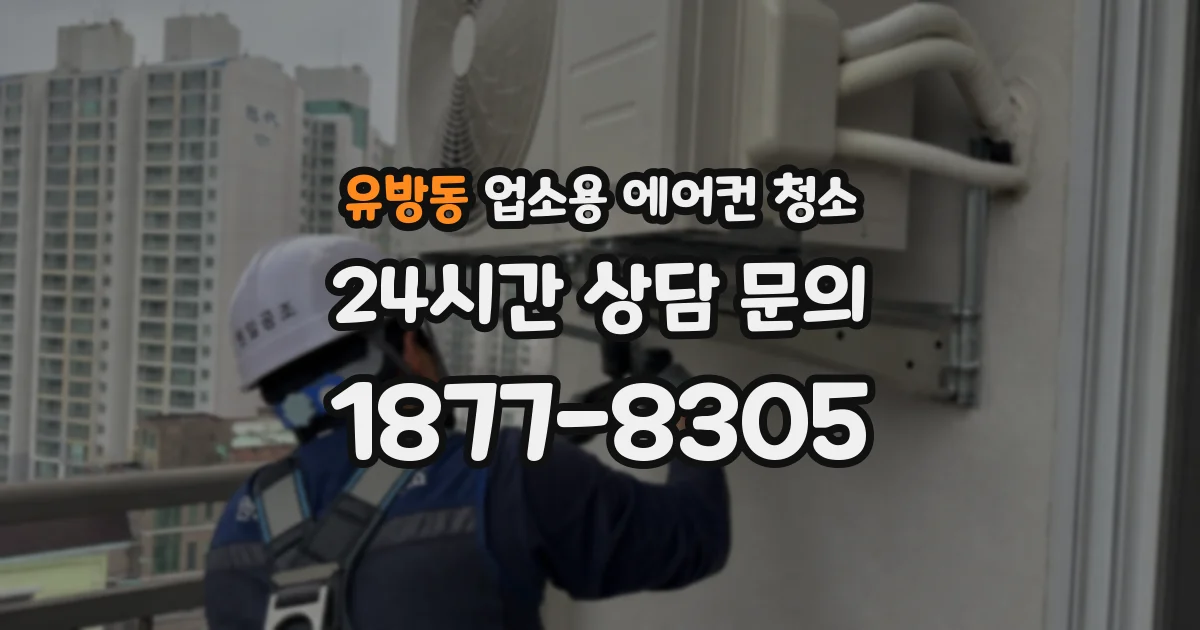 유방동 업소용 에어컨 청소